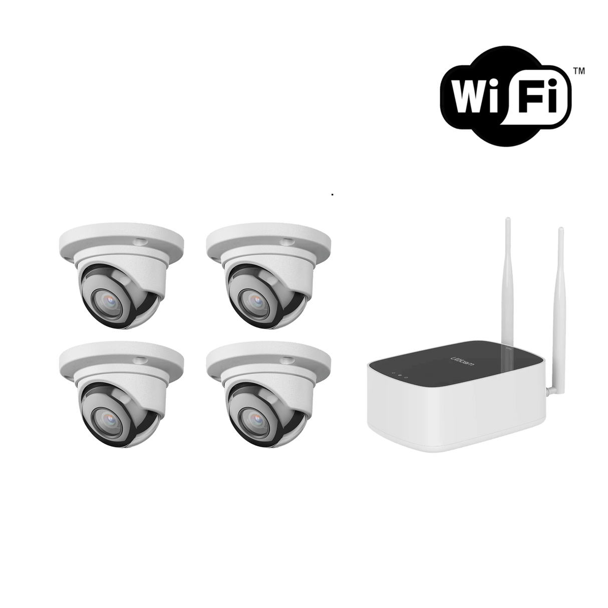 Wireless 4*A1 Dome Camera Kit