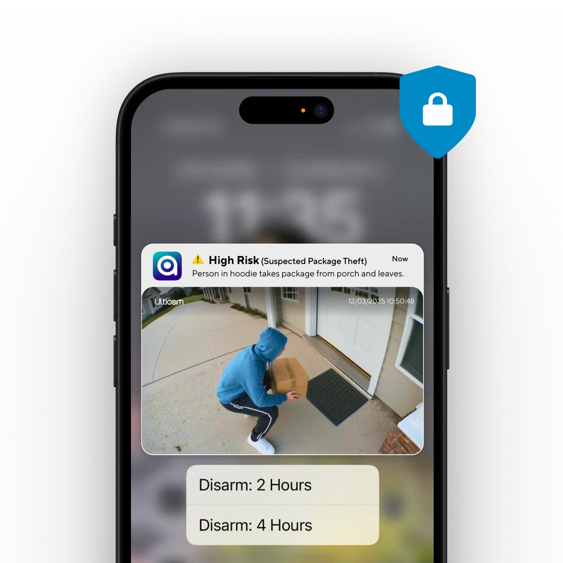 Ulticam App camera dashboard